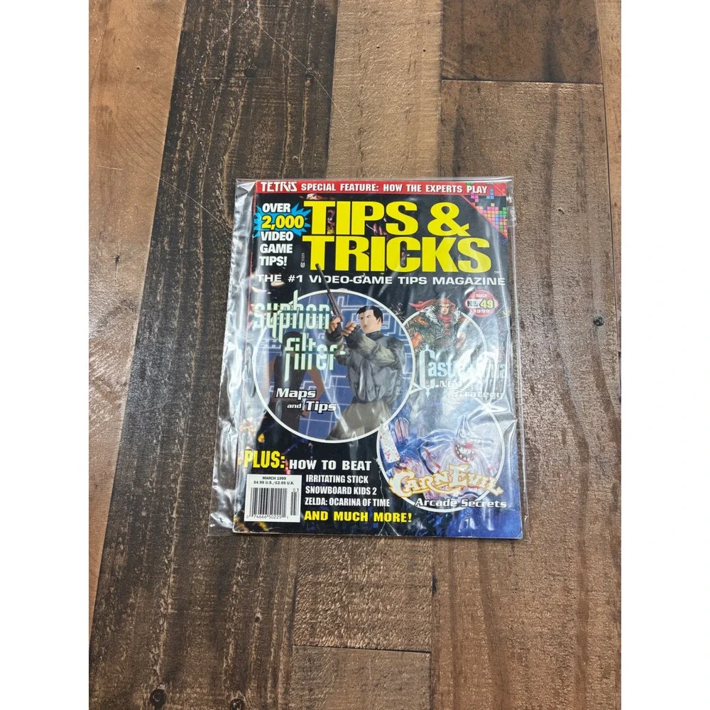 Tips and Tricks Video Game Magazine March 1999 No 49 Syphon Filter‎ Castlevania